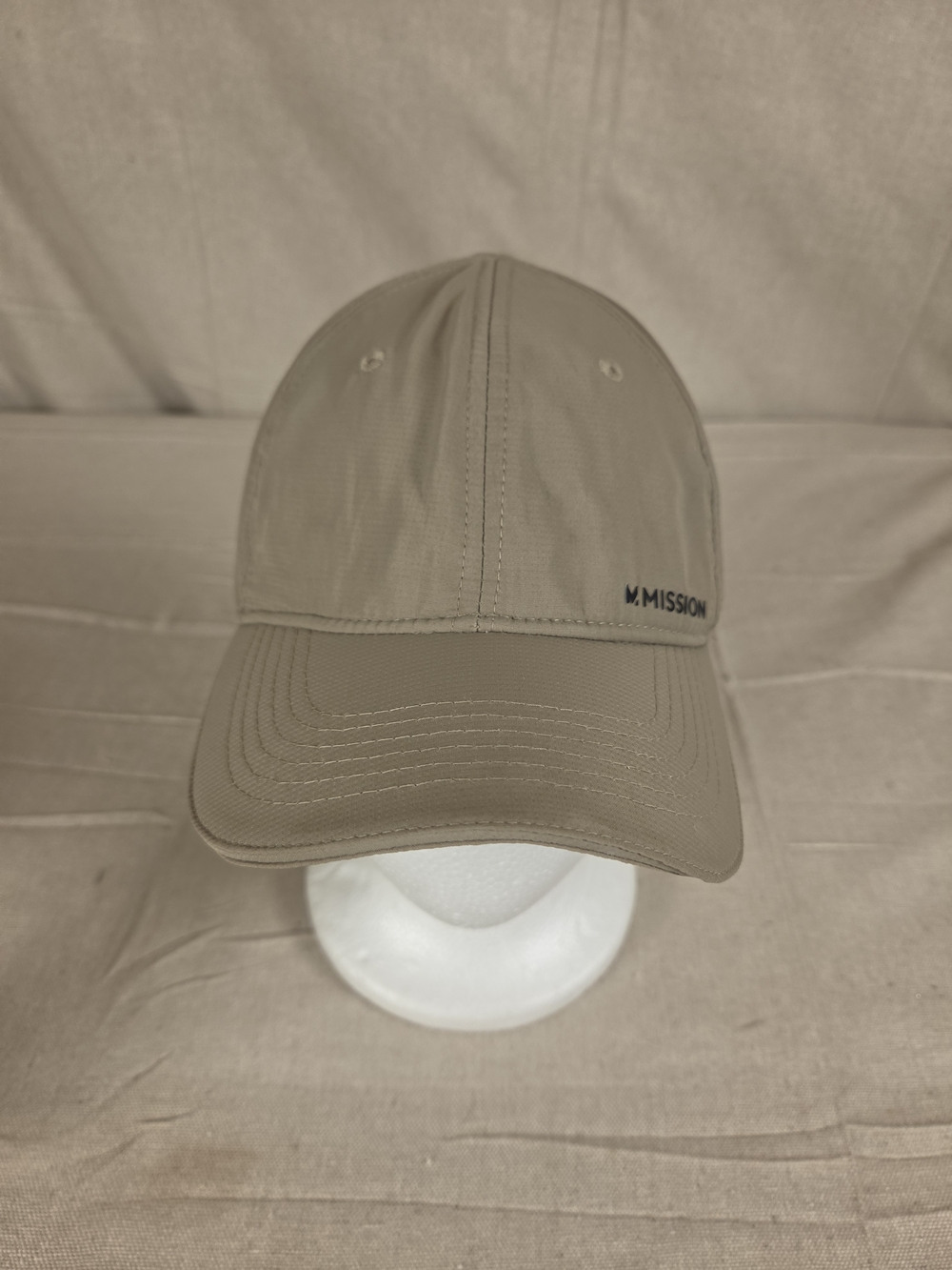 Mission Cooling Performance Hat Adjustable Khaki Baseball Cap